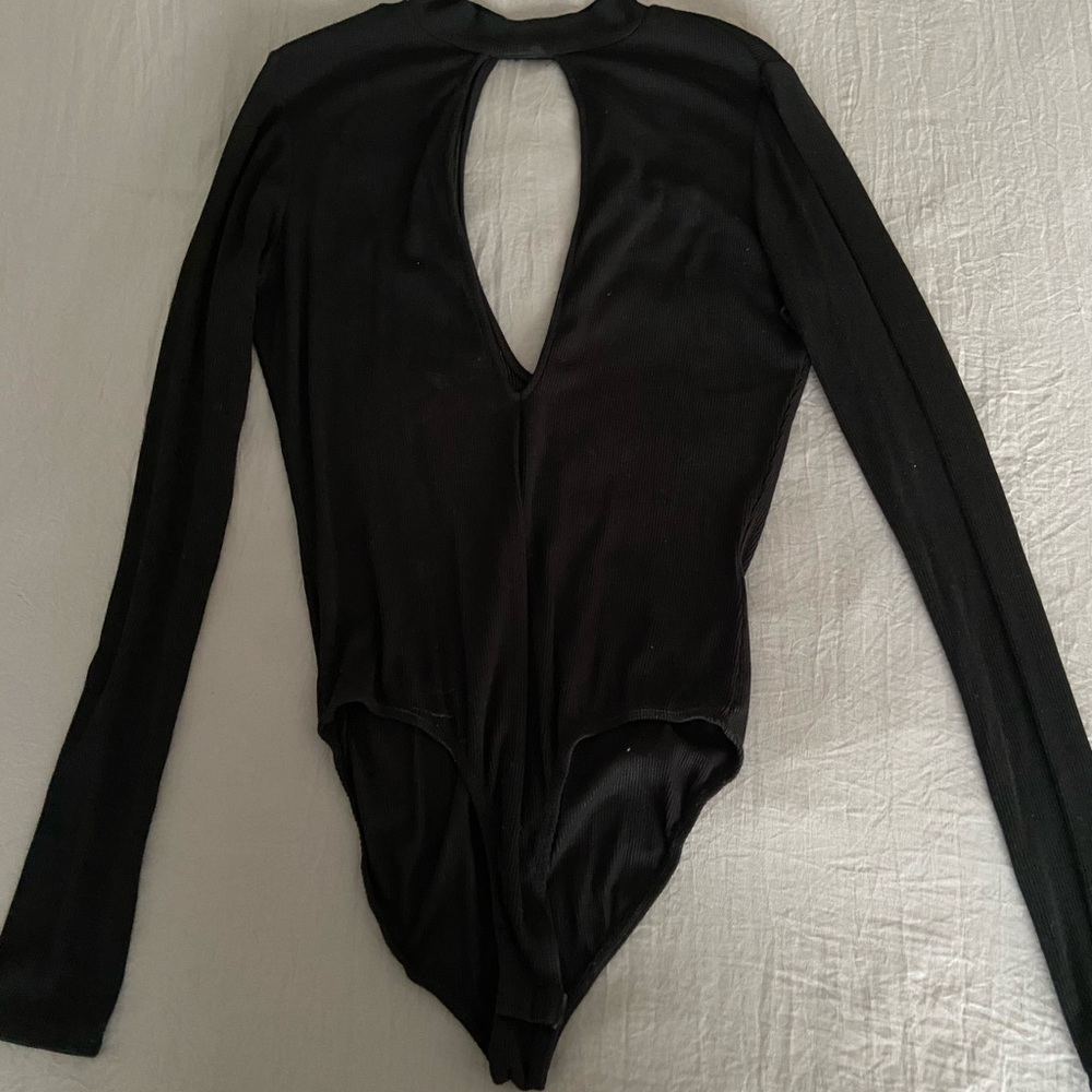 Mock turtleneck body suit